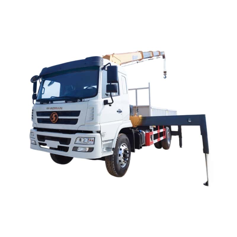 China Shacman Single-axle 8-ton Truck-mounted Crane Equipped with XCMG Crane