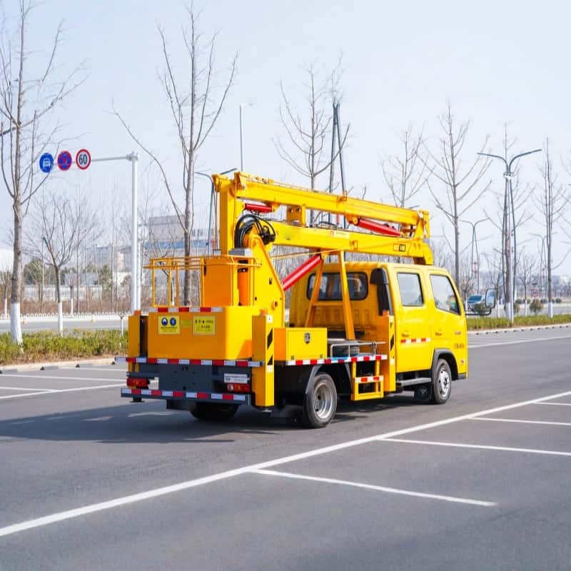 Foton 14m Straight Boom Aerial Lift Truck with Double Cab