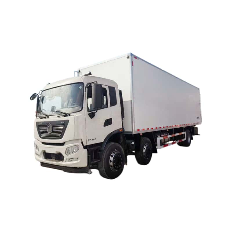 Dongfeng Tri-axle 9.6m Flammable Liquid Van Transport Vehicle