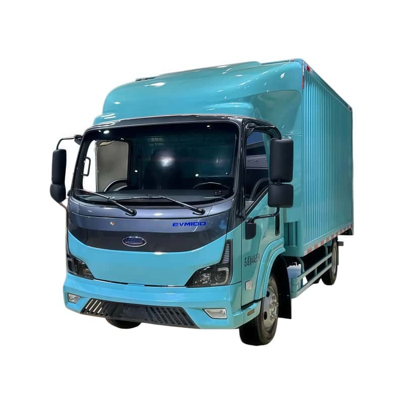 Isuzu pure electric light truck with a large 18.3 cubic meter cargo box