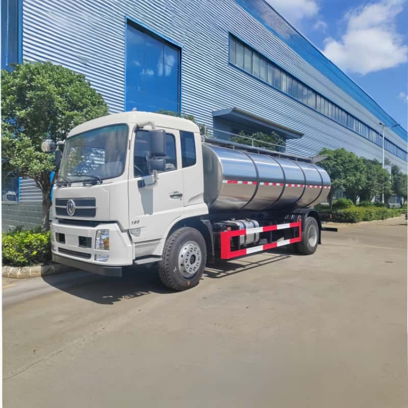 Dongfeng 12,000 Liters Fresh Milk Tanker Truck