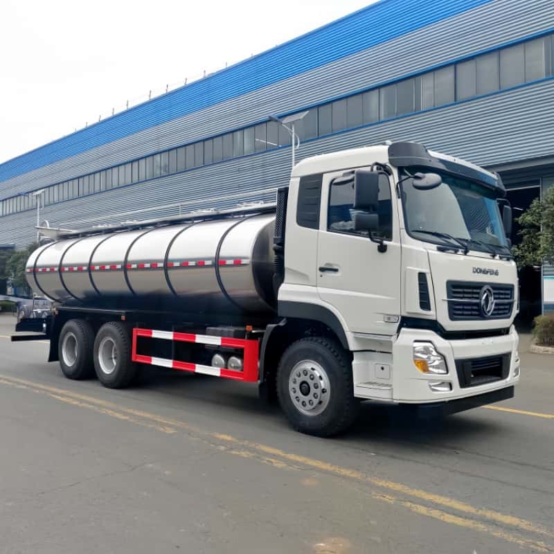 DFL Tianlong rear double-axle 16000L milk tank truck