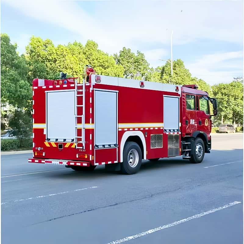 HOWO 8-Ton Foam Fire Truck