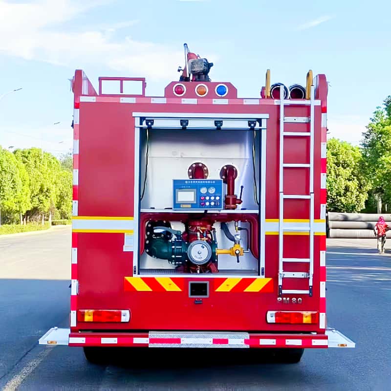 HOWO 8-Ton Foam Fire Truck