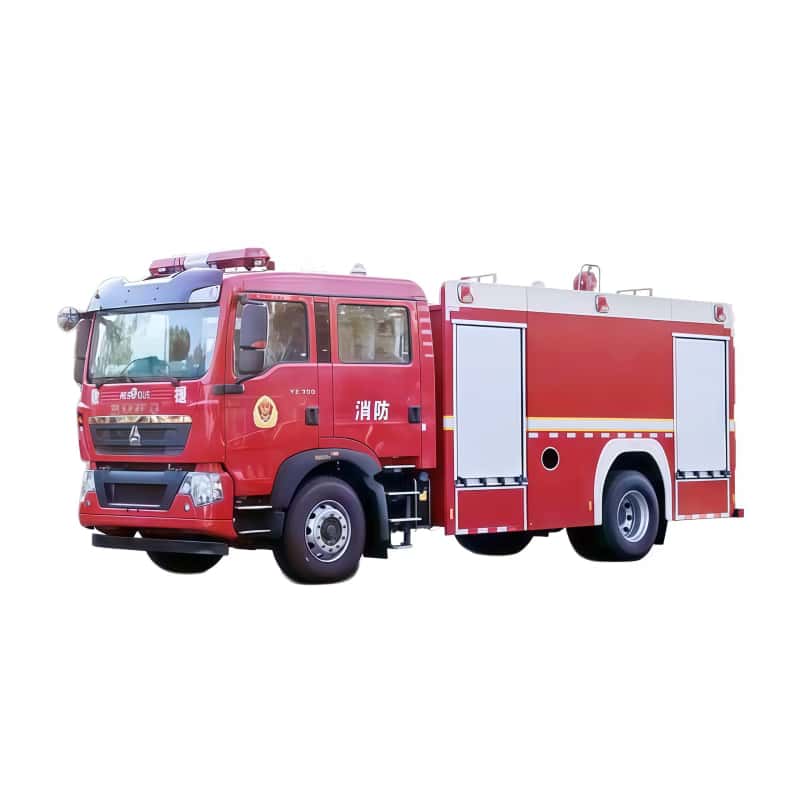 HOWO 8-Ton Foam Fire Truck