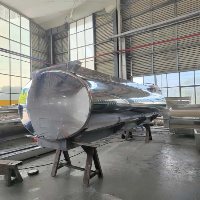 20,000L (20m³) Food-Grade Stainless Steel Water Tank Body
