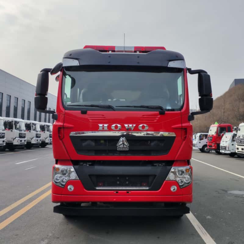 Sinotruk HOWO 8m³ Foam Fire Truck 6200L Water 2000L Foam Fire Fighting Vehicle