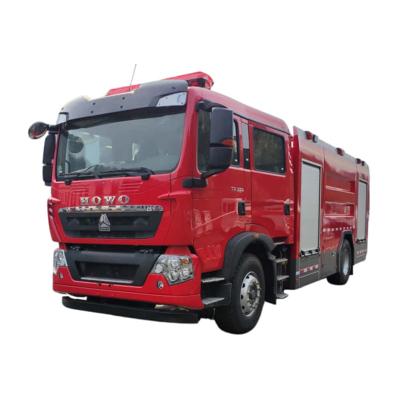 Sinotruk HOWO 8m³ Foam Fire Truck 6200L Water 2000L Foam Fire Fighting Vehicle