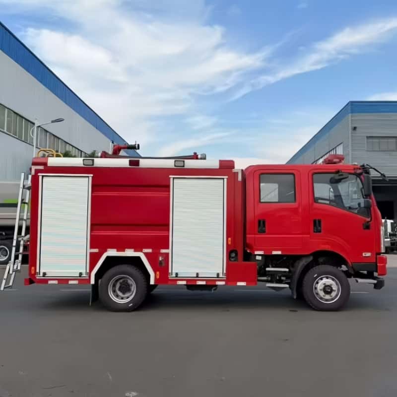 Dongfeng 4x4 forest fire truck, water tank fire truck