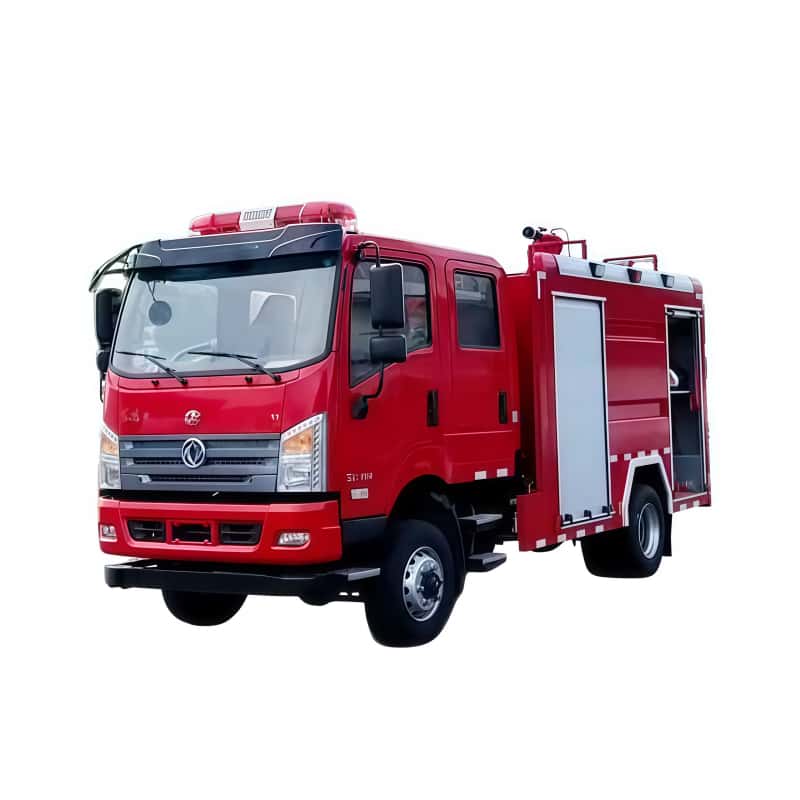 Dongfeng 4x4 forest fire truck, water tank fire truck