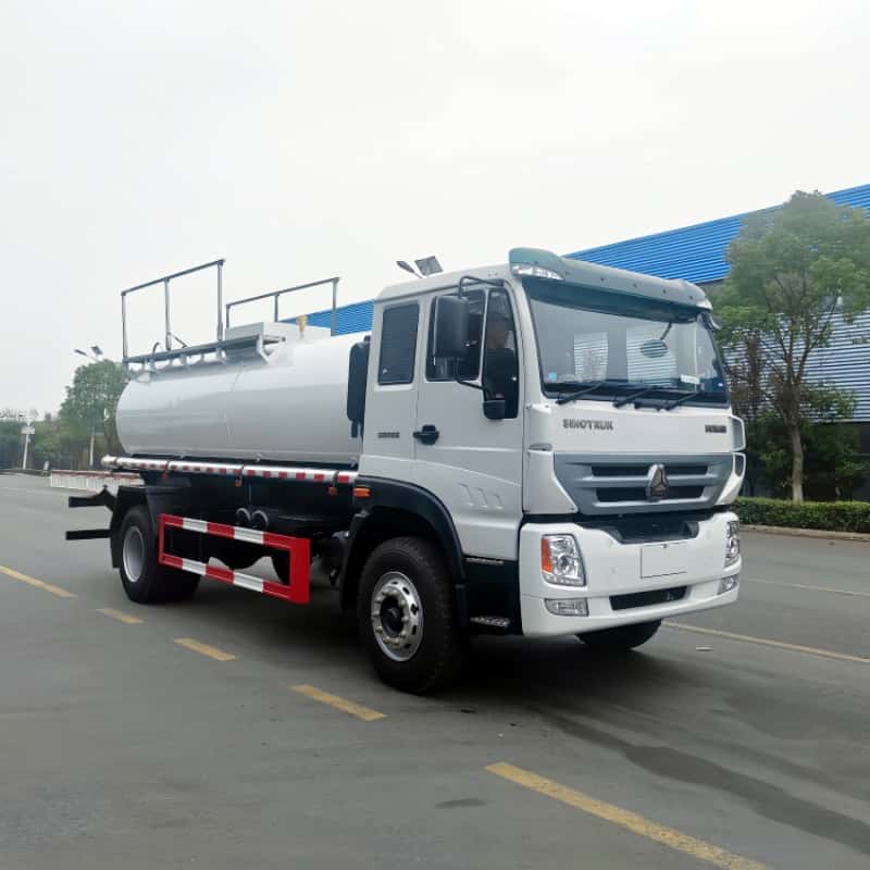 Howo 10m³ Stainless Steel Water Supply Truck