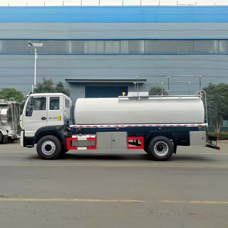 Howo 10m³ Stainless Steel Water Supply Truck