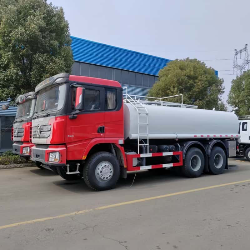 Shacman 6x4 20m³ Food-Grade Stainless Steel Water Supply Truck