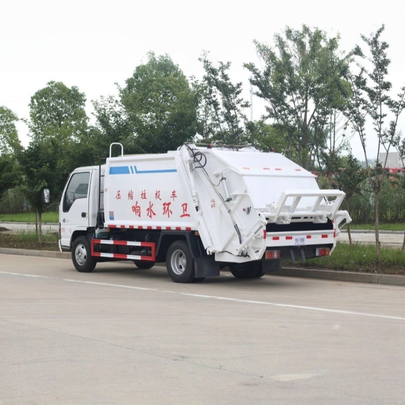 ISUZU 6CBM Rear Loader Compactor Garbage Truck