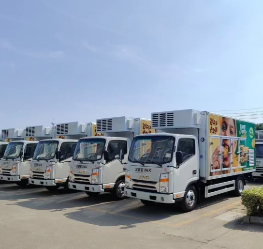 -40°C Ice Cream Freezer Trucks | 50 Units Ready for Export