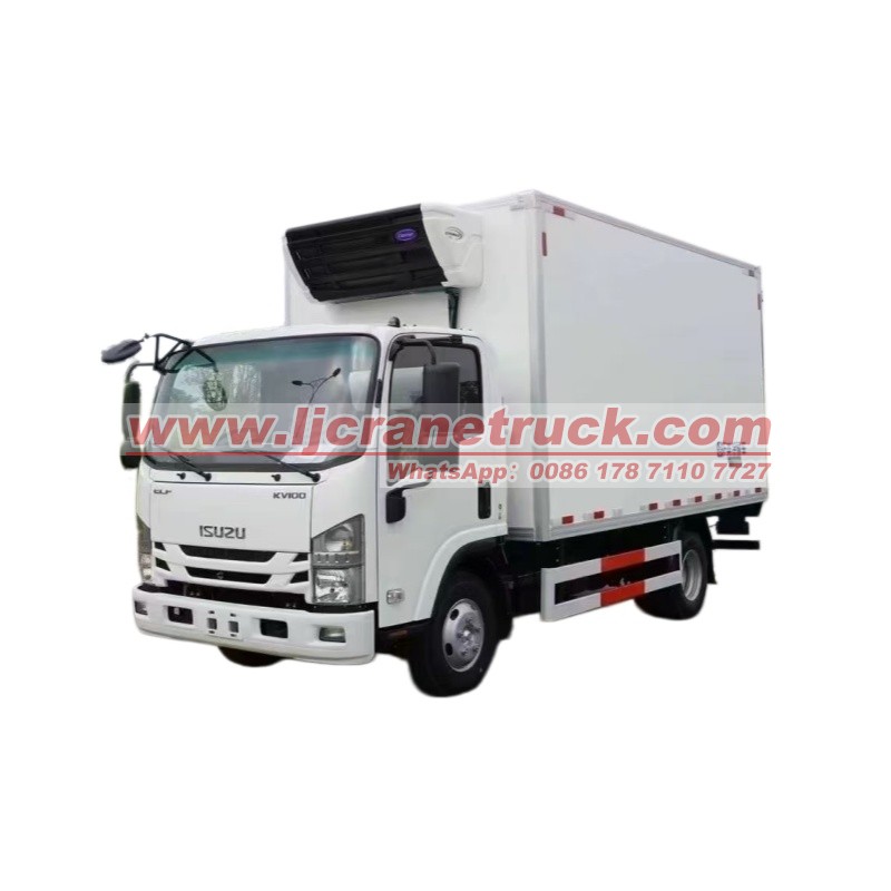 Isuzu 5 Ton Refrigerated Truck with Carrier Cooling System