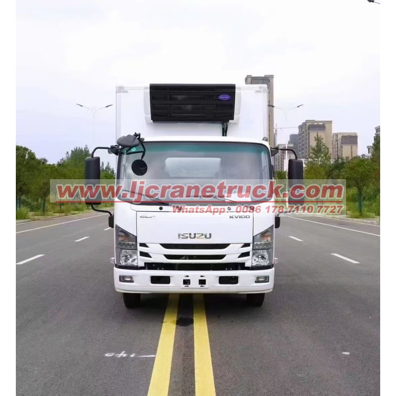 Isuzu 5 Ton Refrigerated Truck with Carrier Cooling System