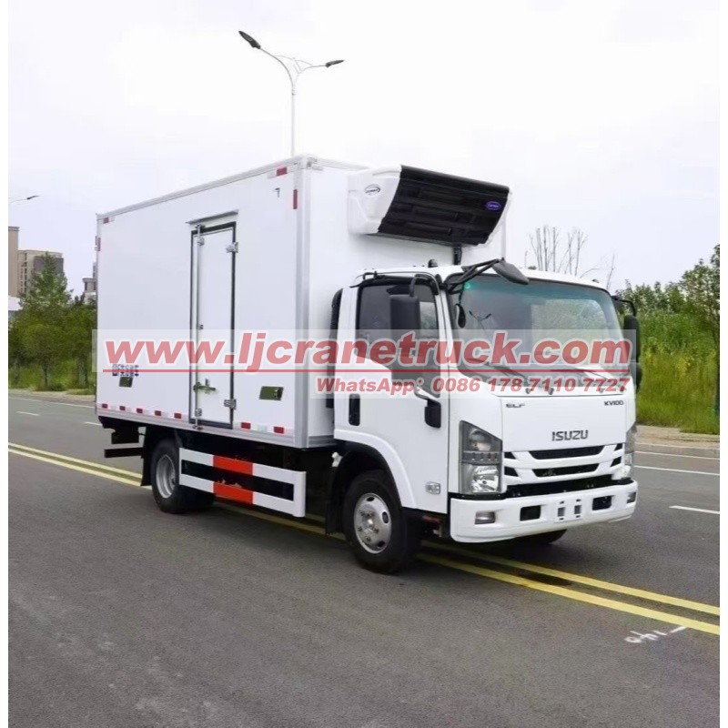 Isuzu 5 Ton Refrigerated Truck with Carrier Cooling System