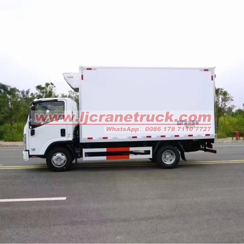 Isuzu 5 Ton Refrigerated Truck with Carrier Cooling System